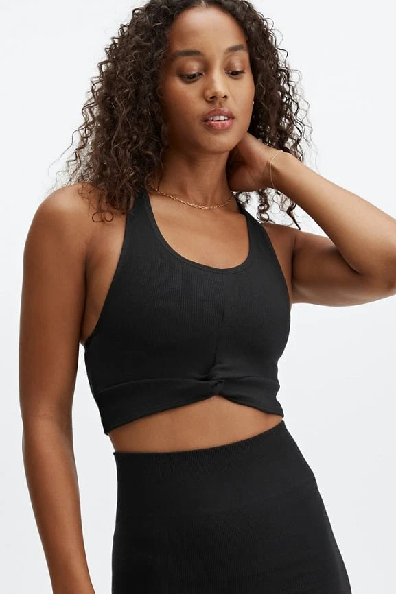 Cloud Seamless Knotted Midi Bra