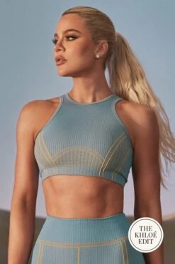 Seamless Low Impact Open Back Bra