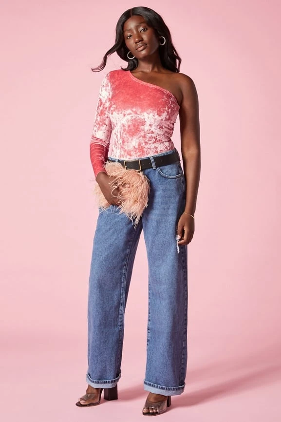 Plusshy Asymmetrical Bodysuit - Image 5