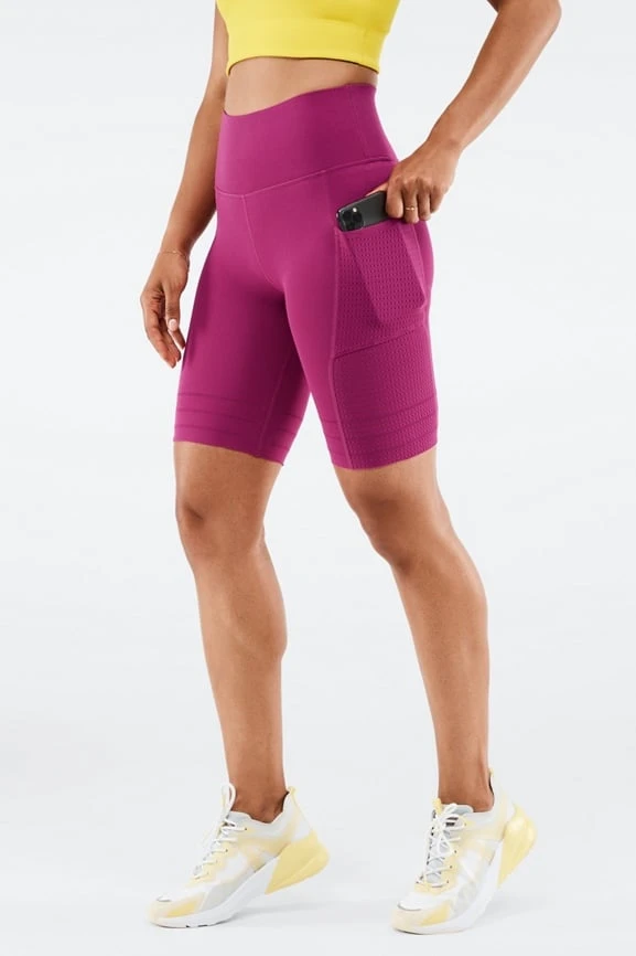 High-Waisted SculptKnit Pocket Shorts - Image 2