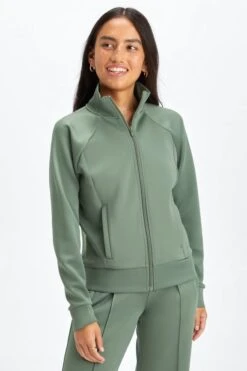 Plush Interlock Full-Zip Jacket