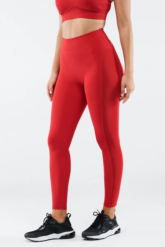 High-Waisted PureLuxe Mesh Leggings - Image 3
