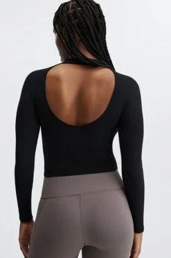 Ruby SculptKnit Open Back Long-Sleeve