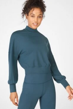 Samantha Mock Neck Pullover
