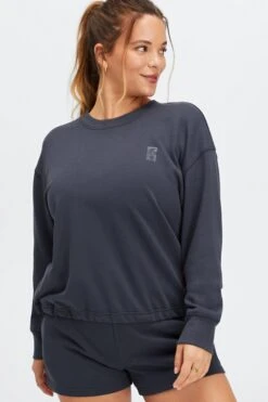 Universal Tennis Terry Go-To Crewneck
