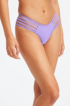 High-Waisted Strappy Bikini Bottom