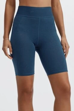 Ultra High-Waisted Wool Baselayer Bike Shorts 6"