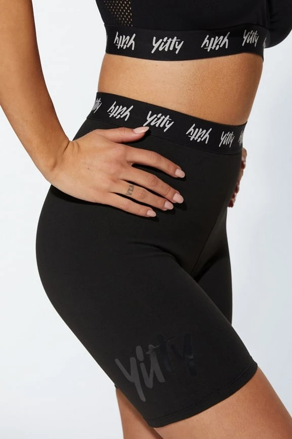 Major Label Shaping High Waist Logo Short - Image 3