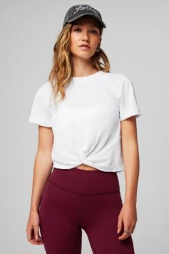 100% Cotton Front-Twist T-Shirt